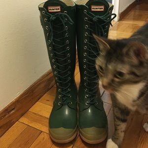 Hunter Watling lace up rain boots