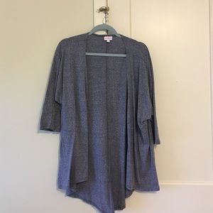Small blue lularoe Lindsay kimono