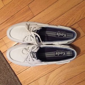White Keds Boat Shoes