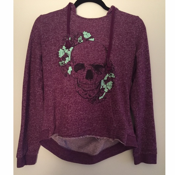 Purple Skull Hoodie