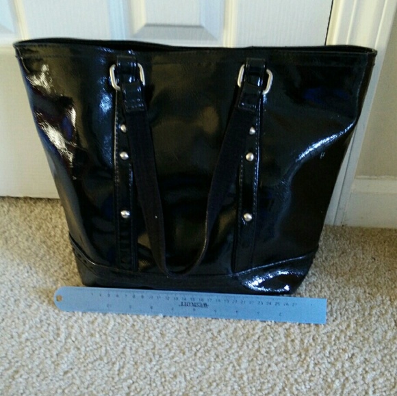 Gap patent leather tote