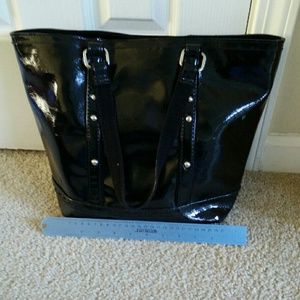 Gap patent leather tote