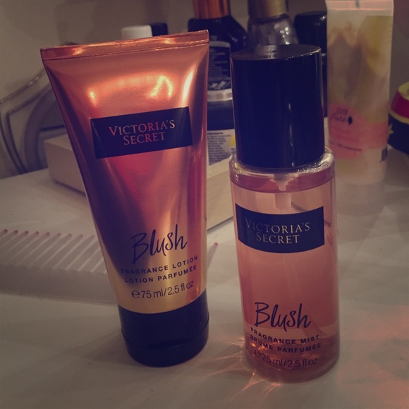 Victoria's Secret Blush fragrance mist & lotion
