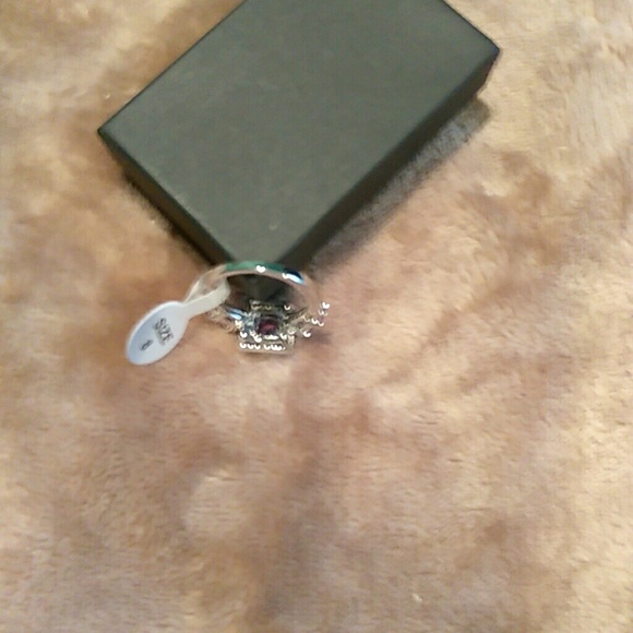 Princess cut crystal ring - Picture 4 of 4