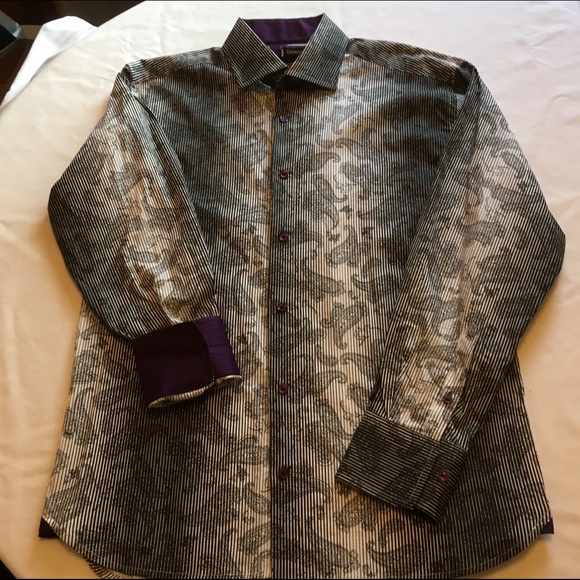 Mens Paisley long sleeve shirt