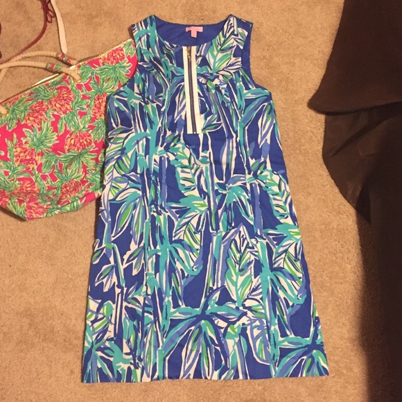 Lilly Pulitzer bamboo dress EUC