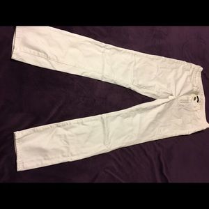 White AEO Denim X Jegging