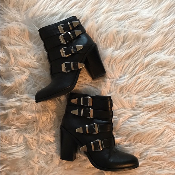 Tobi Buckle Ankle Booties