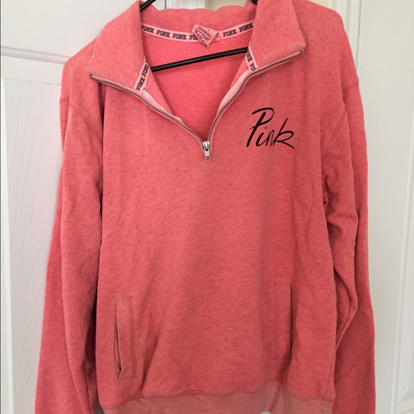 Pink quarter zip jacket