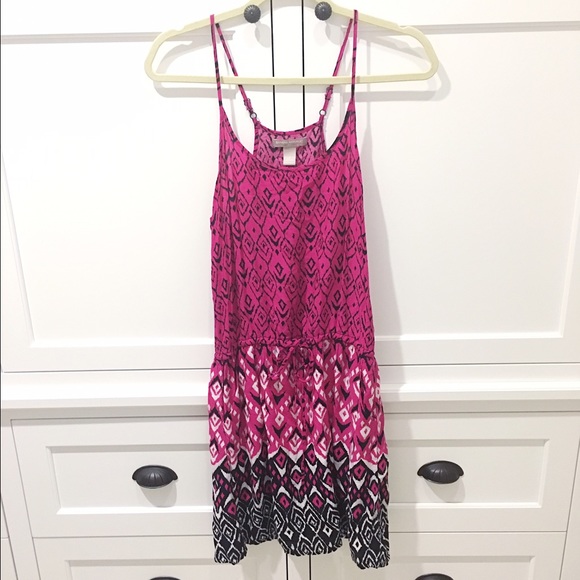 Pink tribal Banana Republic dress