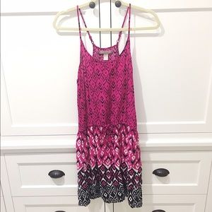 Pink tribal Banana Republic dress