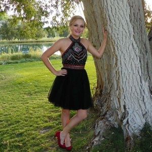 Sherri Hill black dress