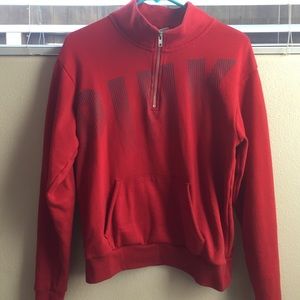 Victoria's Secret pink quarter zip