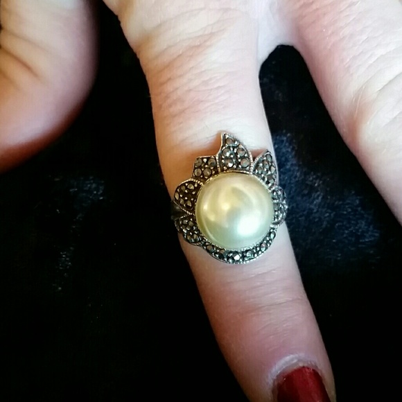 Mabe pearl ring