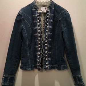 Live a little denim jacket