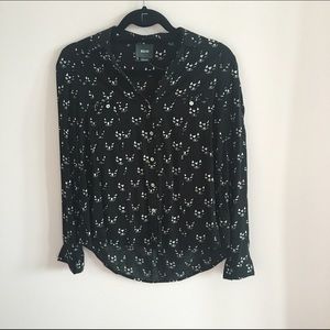 Anthropologie cat button down