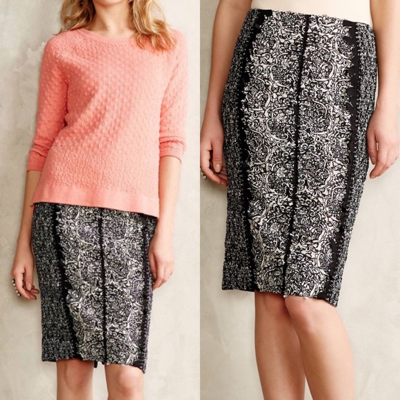 Anthropologie Dresses & Skirts - Anthropologie Byron Lars Sombra Pencil Skirt Sz 8