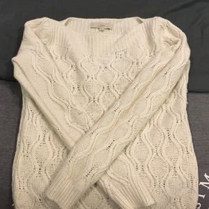 Cable knit sweater