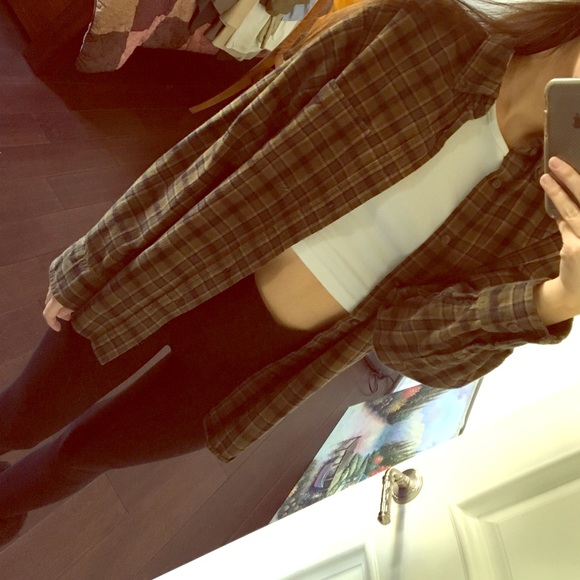 ONE DAY SALE✨✨✨BRANDY MELVILLE Plaid shirt