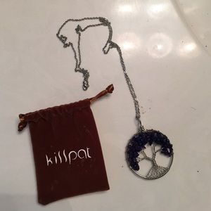 Necklace on silver chain