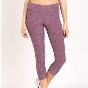 Beyond Yoga Pink Spacedye Capri Legging - XS
