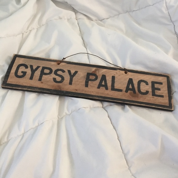 BRANDY MELVILLE wooden sign