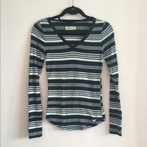 Hollister long sleeve striped t-shirt