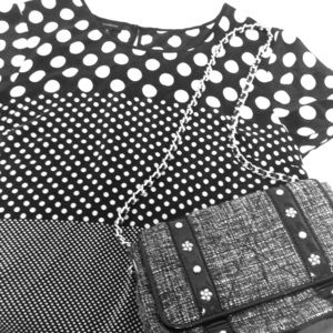 100% Silk Polka Dot Top