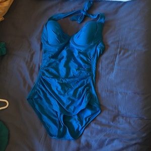 Blue Tommy Bahama swimsuit