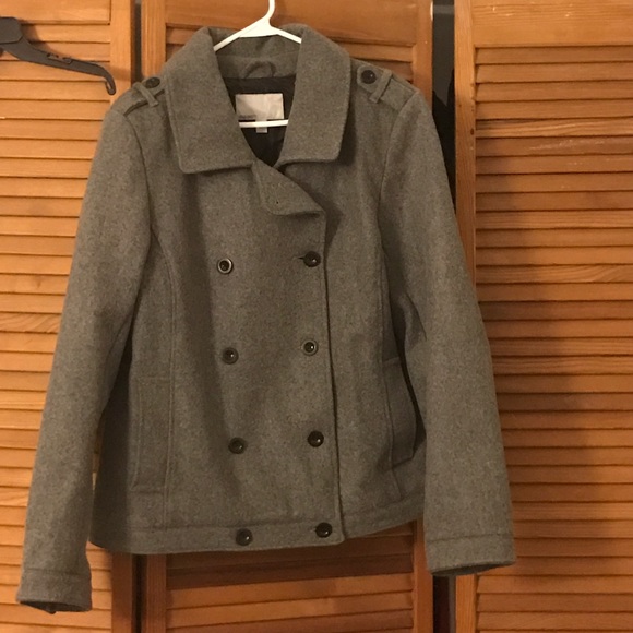 Old Navy Grey Peacoat like new XXL.