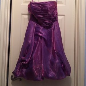 Purple prom dress