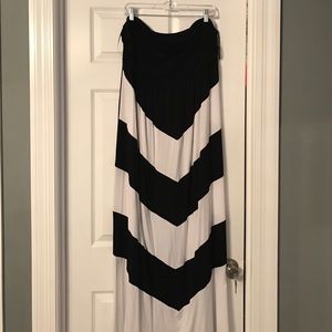 Chevron Maxi Dress