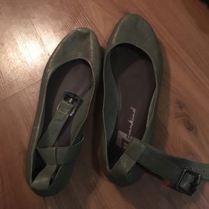 Seven of all man kind ankle strap ballet shoes