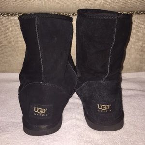 Black pair of Ugg boots