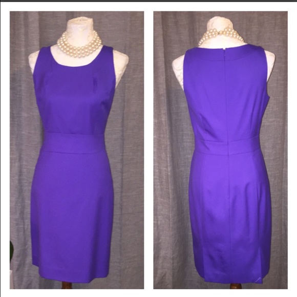 JCrew Super 120s Purple Sheath Dress 💜
