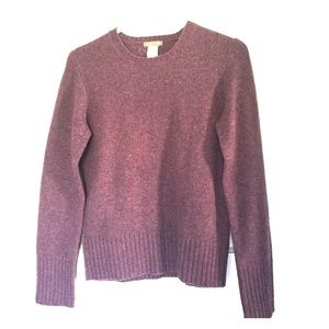 J.Crew purple Wool sweater
