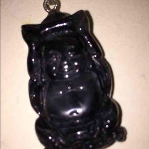 Black jade pendant*