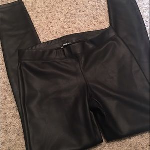 Express leather leggings