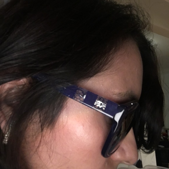 Chanel rare blue sunglasses - Picture 4 of 6