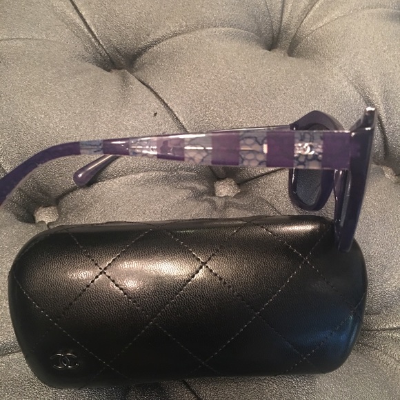 Chanel rare blue sunglasses - Picture 5 of 6