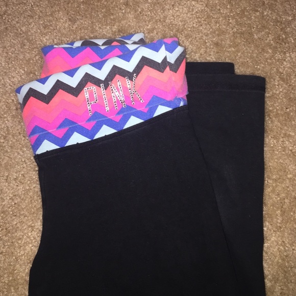 Cropped PINK leggings
