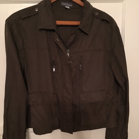 Market & Spruce Olive Green Jacket