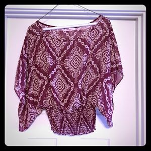 Gorgeous Burgundy Blouse