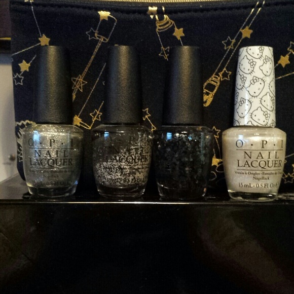 4 pack OPI nail polishes