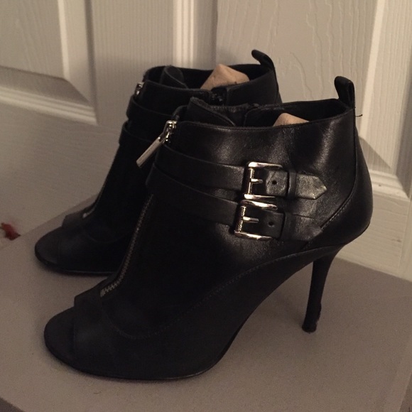 Michael kors peep-toe ankle boots