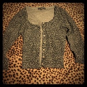 Cheetah print sweater