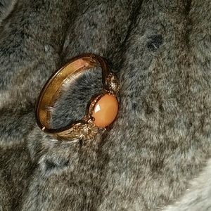 NY&Co bangle with orange jewel