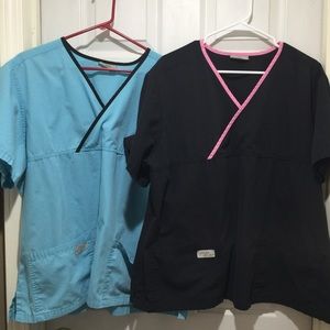 2 Urbane Scrub Crossover tops 2X