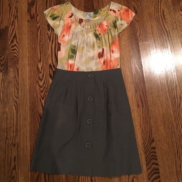 Anthropologie floral dress