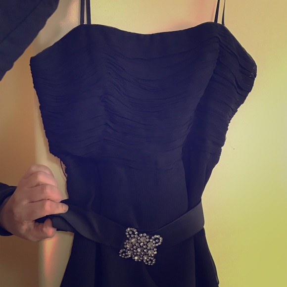 BCBG 8(petite) black dress.